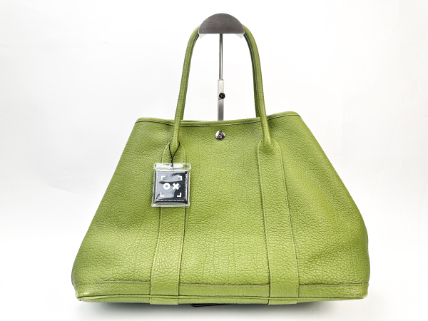 Hermes Hermès Garden Party 36 Tote Taurillon Clemence Green