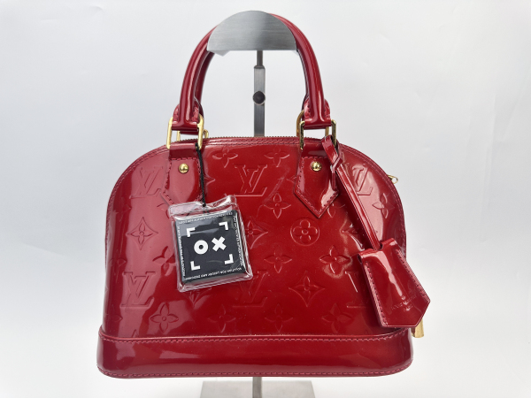 Louis Vuitton Louis Vuitton Monogram Vernis Alma PM Pomme d'Amour