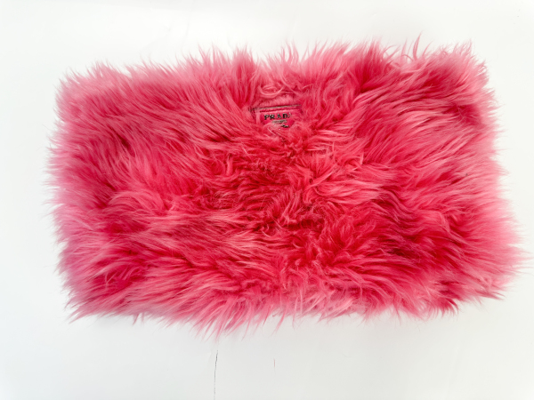 Prada Prada Faux Fur Clutch
