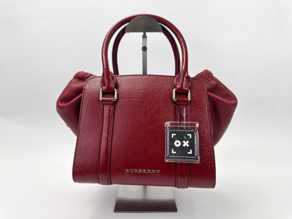 Burberry Burberry Orchard Patent Leather Small Red