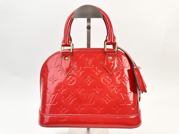 Louis Vuitton Louis Vuitton Monogram Vernis Alma BB Pomme d'Amour